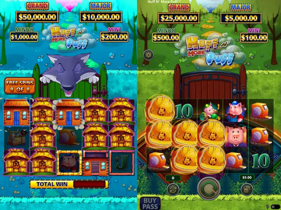 Huff N' More Puff App Game Play