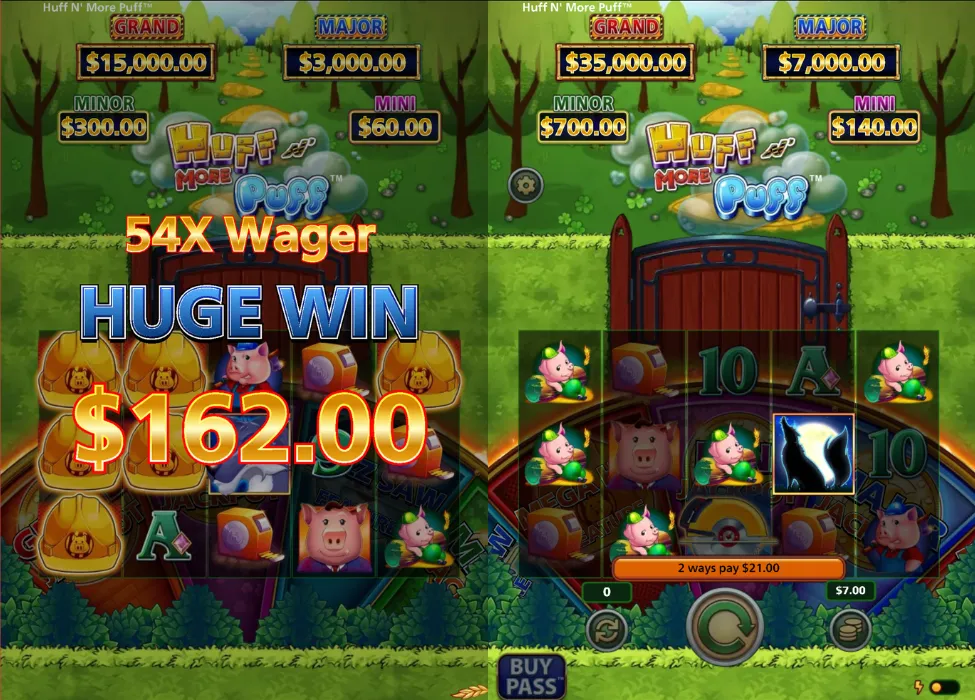 Huff N' More Puff App Game