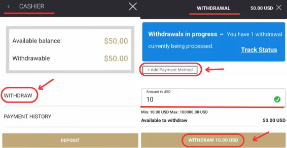 Withdraw 